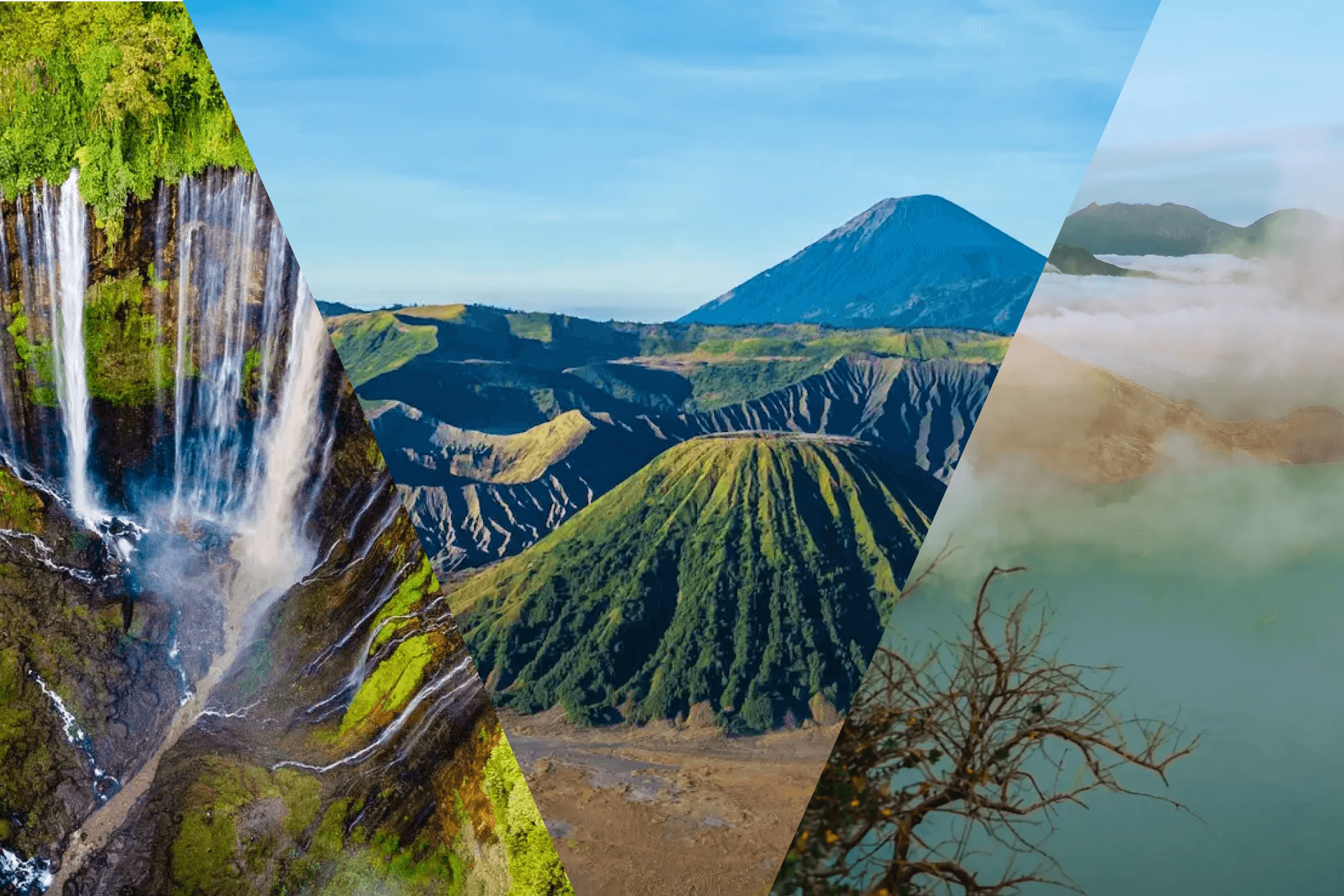 Surabaya Tumpak Sewu Waterfall - Bromo - Kawah Ijen