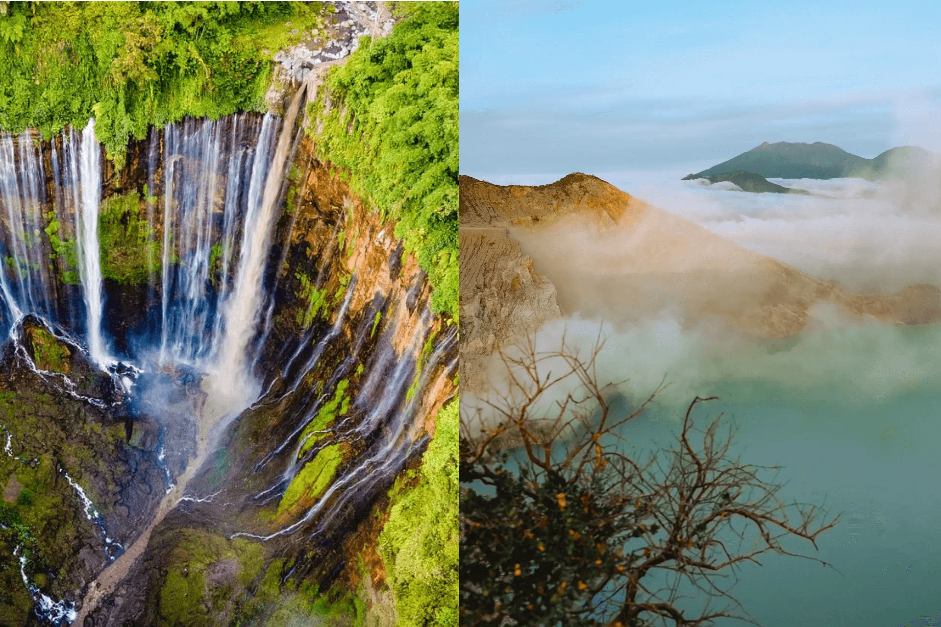 Tumpak Sewu Waterfall - Kawah Ijen